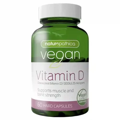 Naturopathica Vegan Vitamin D 60 Capsules - Image 1