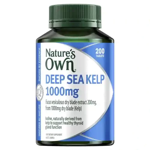 Nature's Own Deep Sea Kelp 1000mg with Iodine - 200 Tablets - Image 1